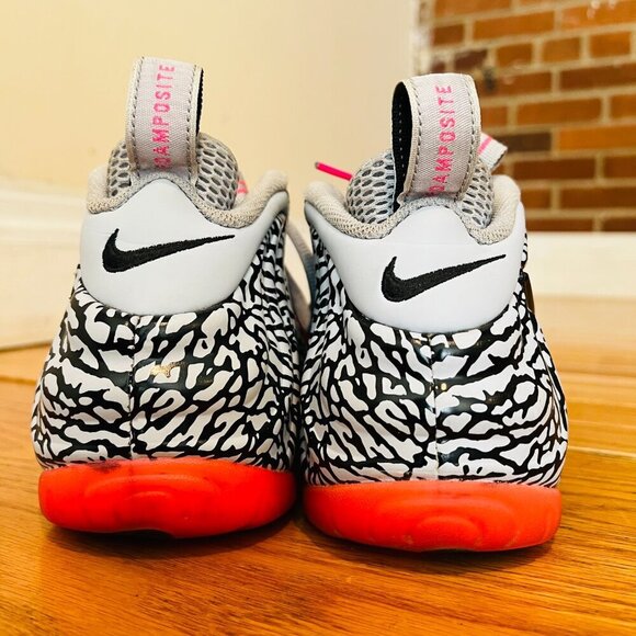 Nike Air Foamposite Pro PRM Elephant Print size 7 616750-002 OG Worn Once - Picture 3 of 16
